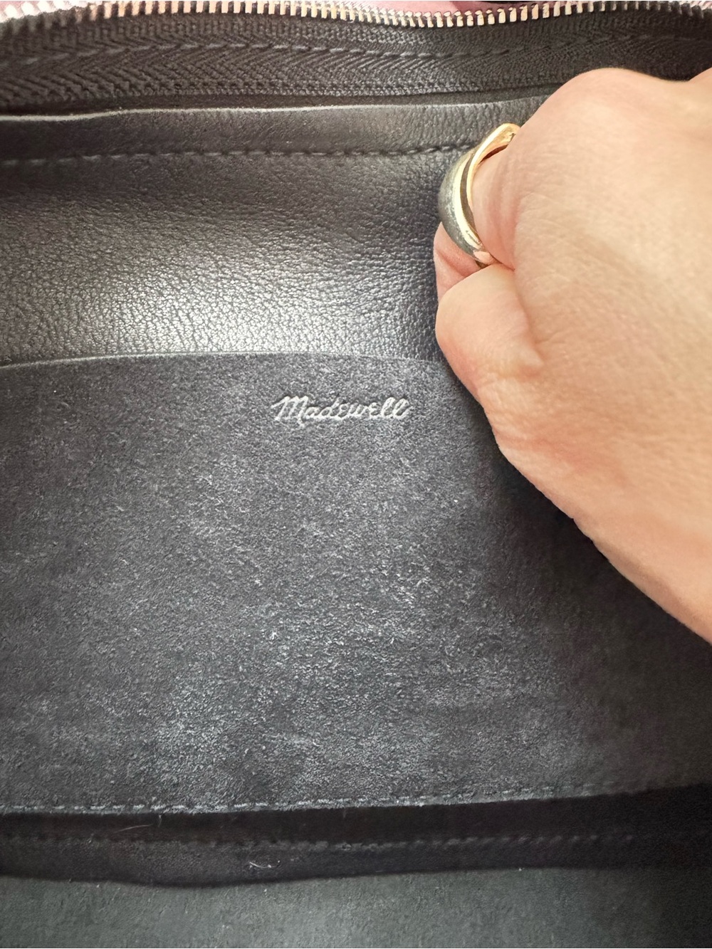 Madewell Top-Zip Shoulder Bag in Juniper Berry NW382 - Picture 11 of 11